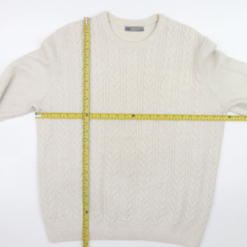 Marks and Spencer Women’s Ivory Cable-Knit Jumper XL