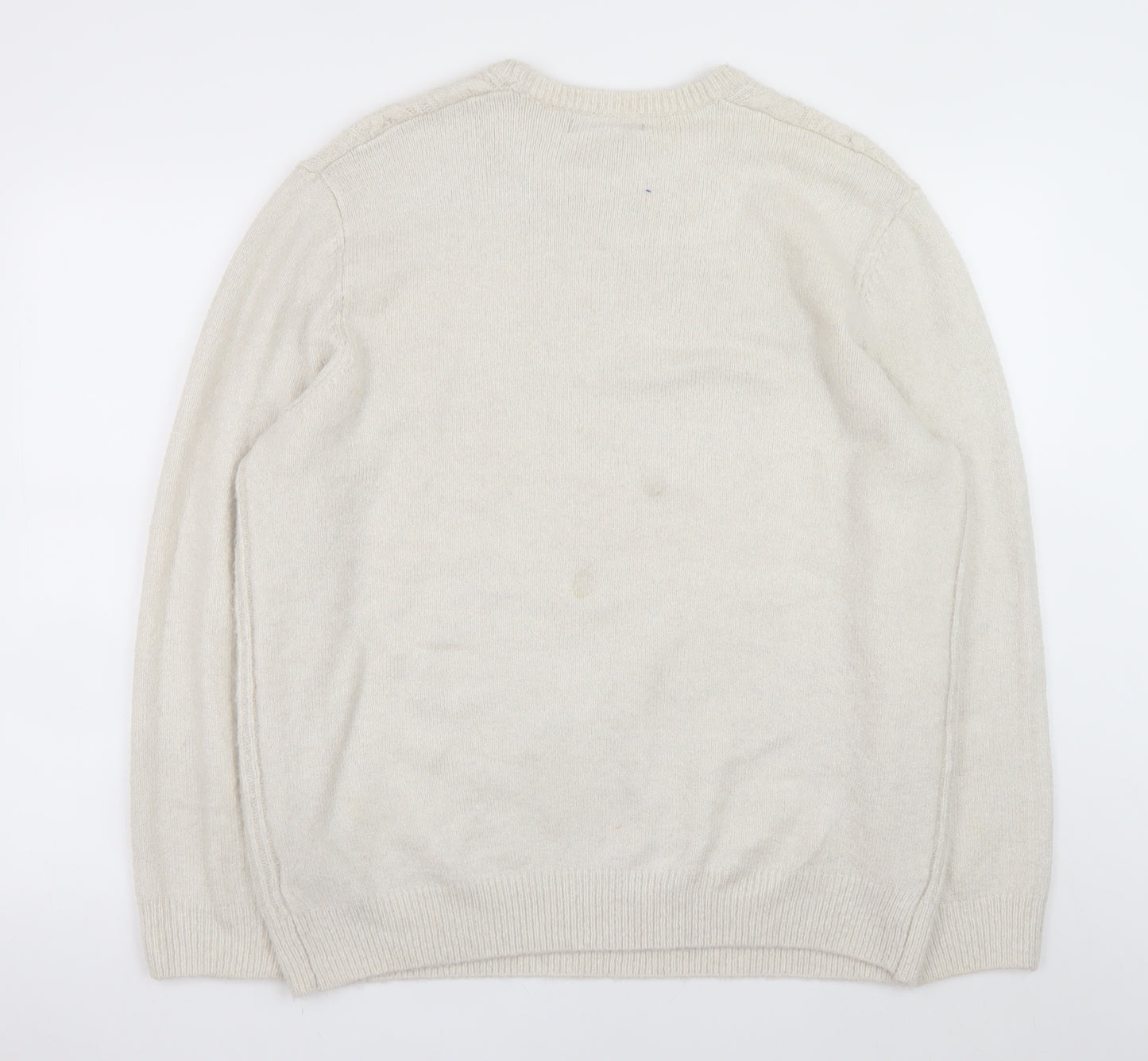 Marks and Spencer Women’s Ivory Cable-Knit Jumper XL
