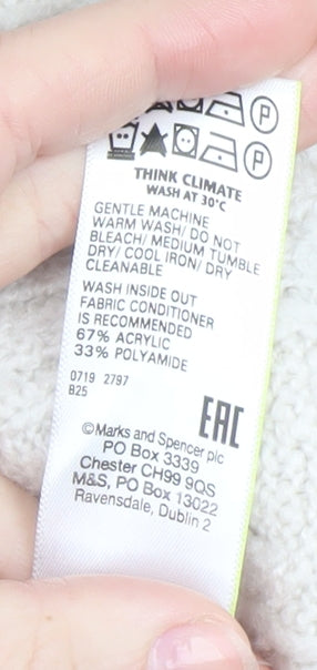 Marks and Spencer Women’s Ivory Cable-Knit Jumper XL