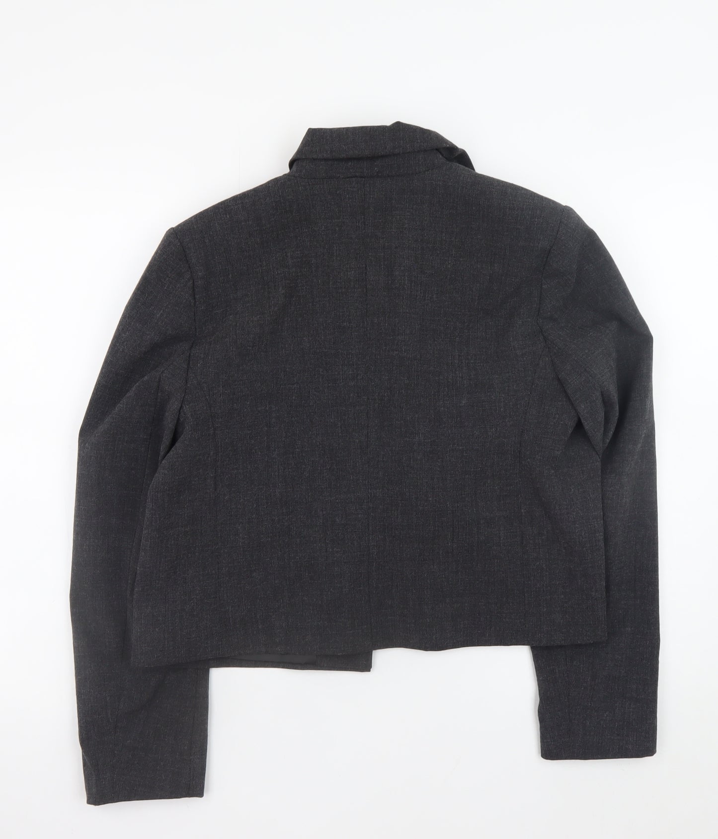 Primark Women’s Grey Tailored Short Blazer Jacket Size 12