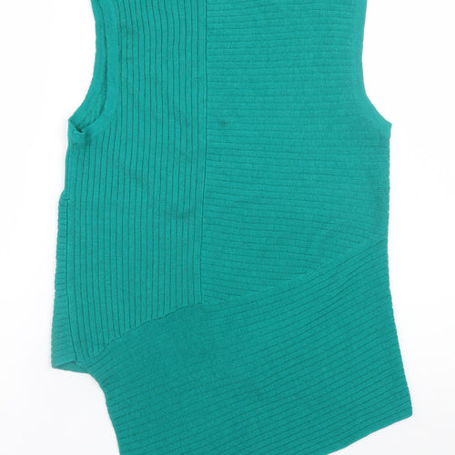 John Smedley Women's Green 100% Merino Wool Sleeveless Tank Top Size S