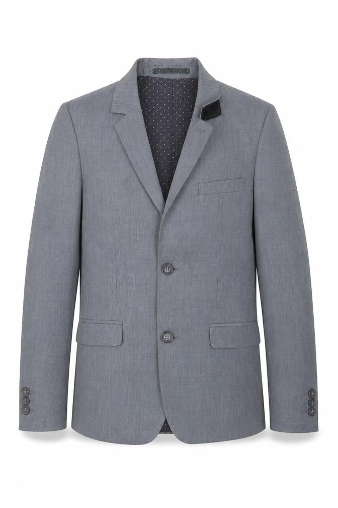 John Lewis Boys Grey Single Breasted Blazer 10 Years Regular Fit Formal Jacket
