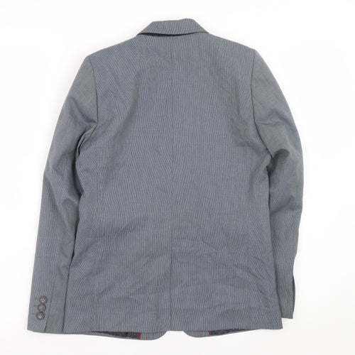 John Lewis Boys Grey Single Breasted Blazer 10 Years Regular Fit Formal Jacket