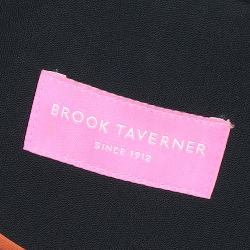 Brook Taverner Women’s Black Wool Blend Classic Blazer UK 8