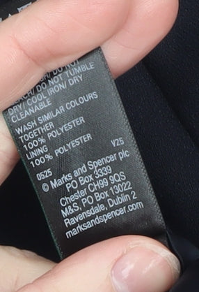 Marks and Spencer Women’s Navy Blue Regular Fit Blazer Size 16