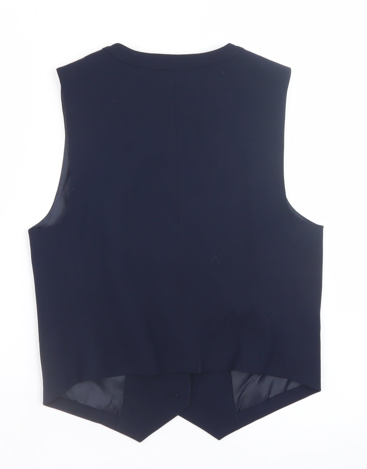 Marks and Spencer Women's Blue Size 8 Tailored Suit Waistcoat