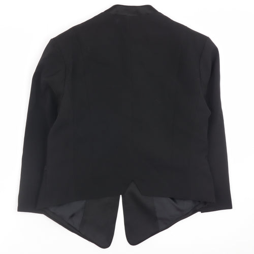 Miss Selfridge Women’s Black Blazer Size 14 Classic Workwear Jacket