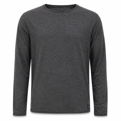 Jack & Jones Mens Grey Cotton Blend Crew Neck Pullover Jumper L