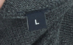 Jack & Jones Mens Grey Cotton Blend Crew Neck Pullover Jumper L