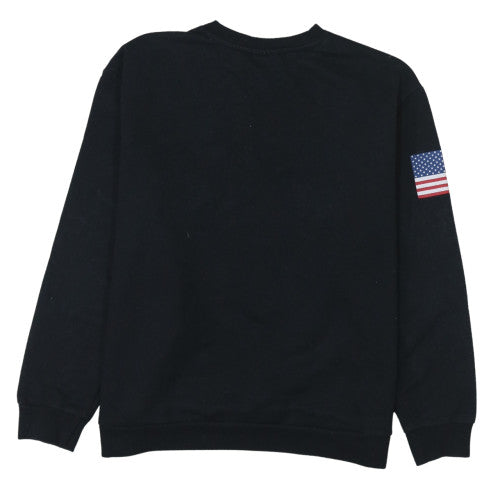 NASA Black Women's Sweatshirt Size M Crew Neck Pullover