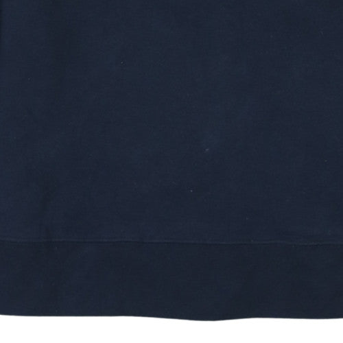 Champion Men's Blue Embroidered Logo Pullover Sweatshirt Size S