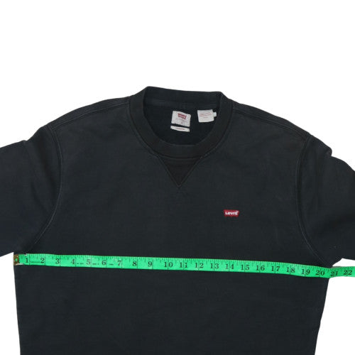 Levi's Men's Black Crew Neck Pullover Sweatshirt Size S