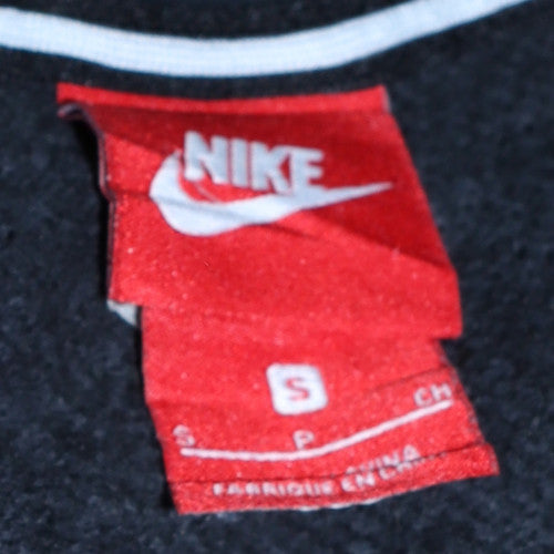 Nike Women's Black Full Zip Hoodie Small Cotton Blend