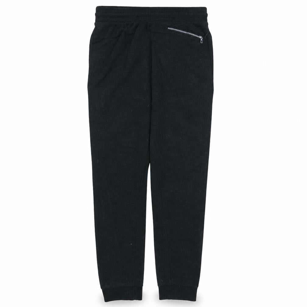 Front view of Nike Men's Black Jogger Trousers M Regular Fit Cotton Blend