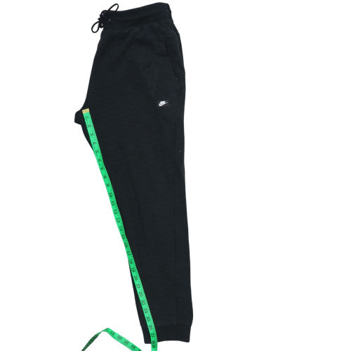 Nike Men's Black Jogger Trousers M Regular Fit Cotton Blend