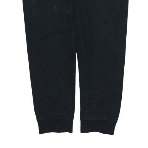 Nike Men's Black Jogger Trousers M Regular Fit Cotton Blend