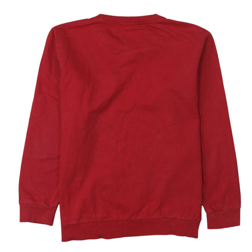 Disney Women's Red Minnie Mouse Pullover Sweatshirt Size L