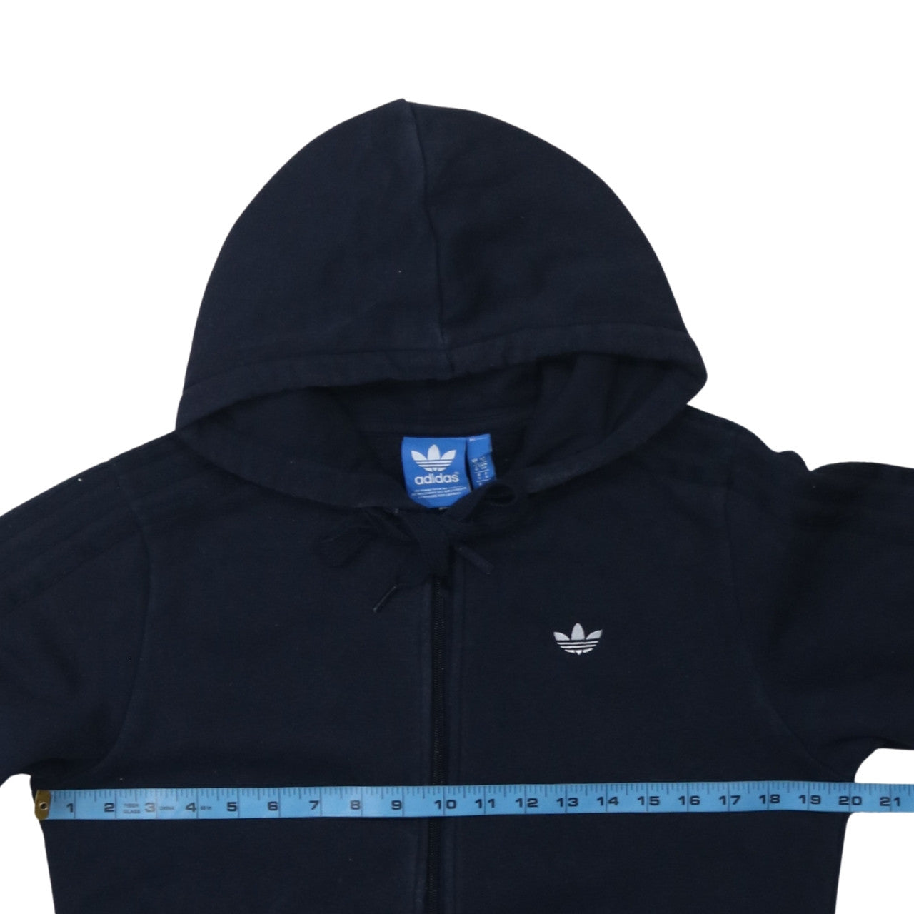 Adidas Men's Black Full Zip Hoodie Size S Classic Sportswear