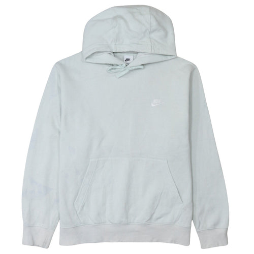Nike Men's White Pullover Hoodie Size L Logo Fleece Sportswear