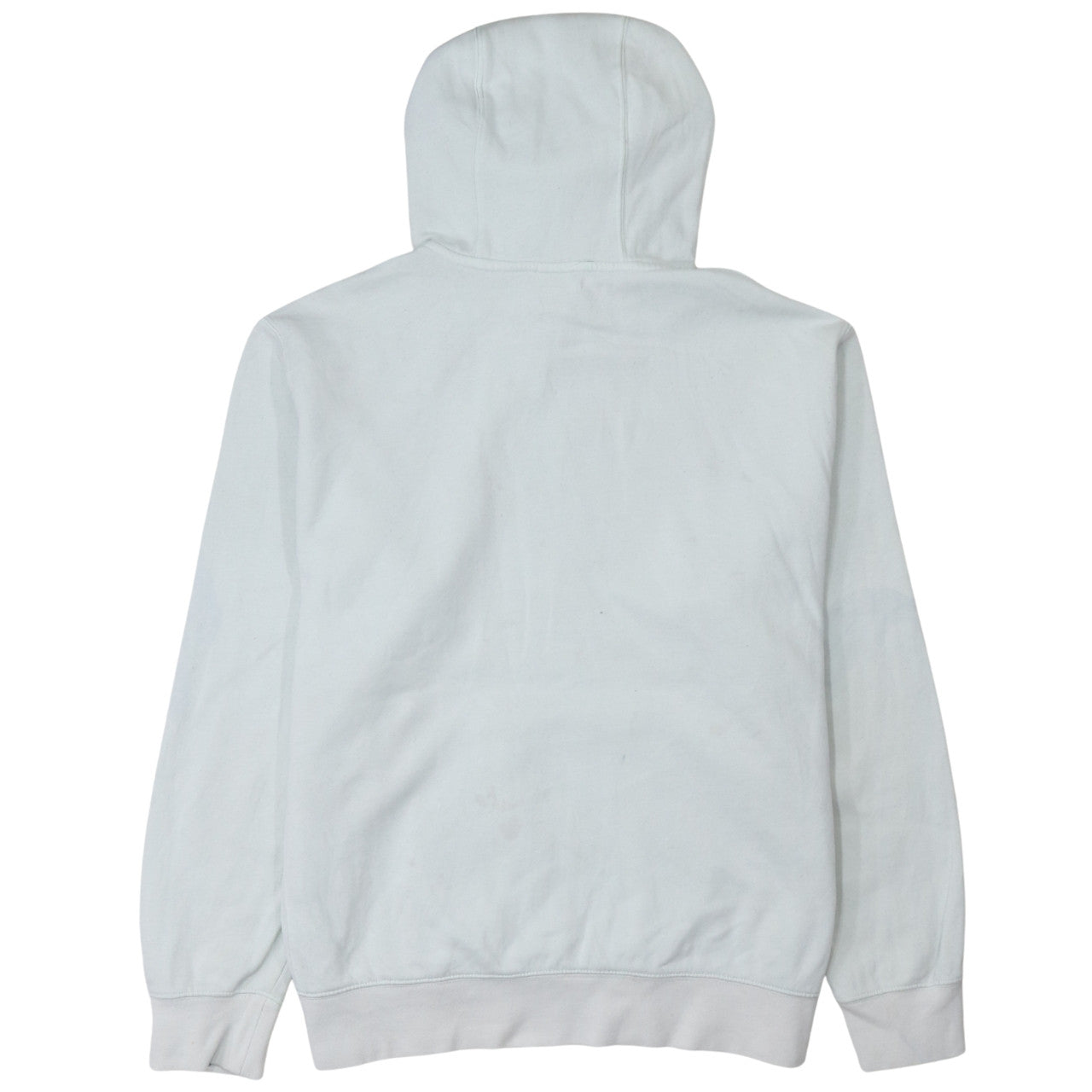 Nike Men's White Pullover Hoodie Size L Logo Fleece Sportswear