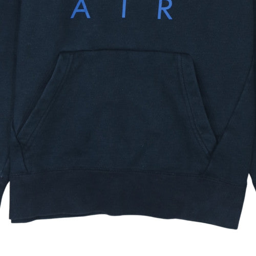 Nike Men's Blue Pullover Hoodie S Regular Fit Graphic Sportswear