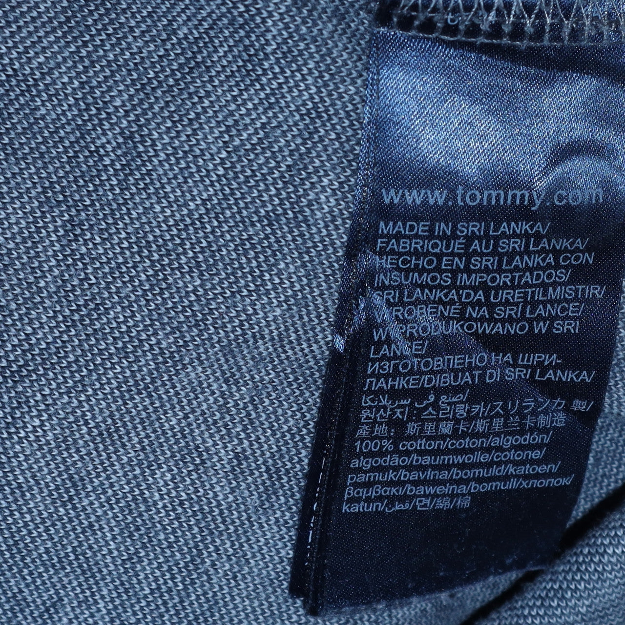 Tommy Hilfiger Men's Grey Regular Fit Cotton Polo Shirt L