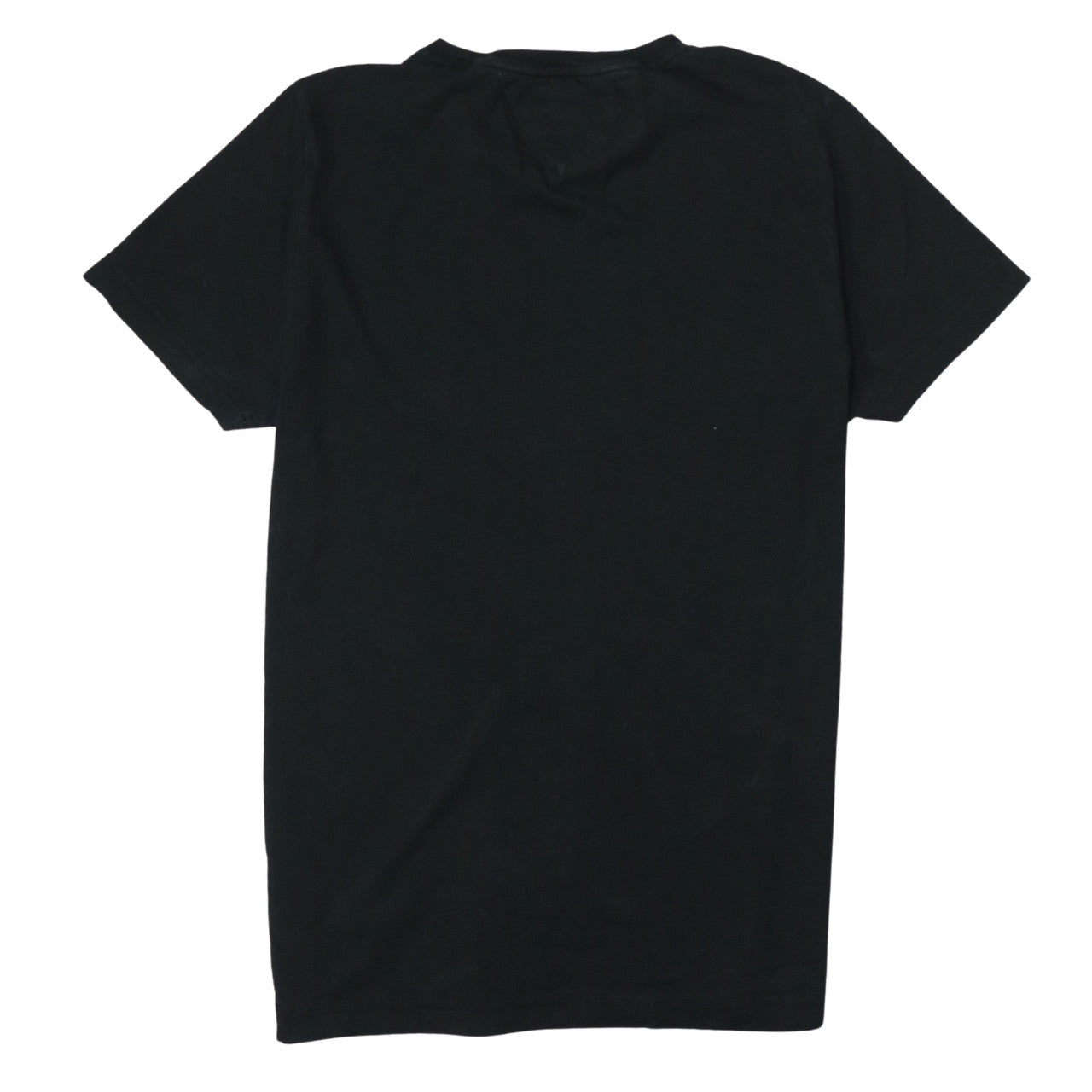 Tommy Hilfiger Men Black Logo Graphic Organic Cotton T-Shirt M