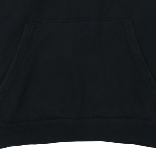 Puma Men's Black Pullover Hoodie M Graphic Logo Fleece Sweatshirt