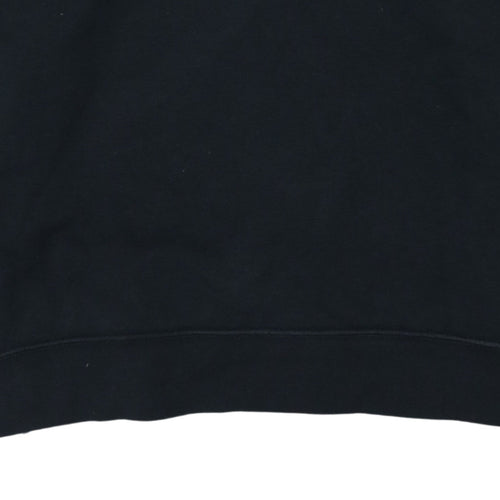 Nike Women Black Large Pullover Crew Neck Sweatshirt