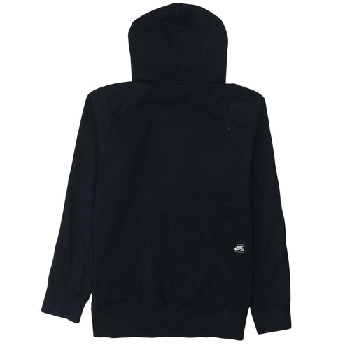 Nike SB Black Men's Pullover Hoodie L Logo Skate Sweatshirt
