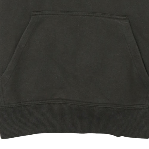 Calvin Klein Jeans Men's Brown Pullover Hoodie S Regular Fit Logo Fleece