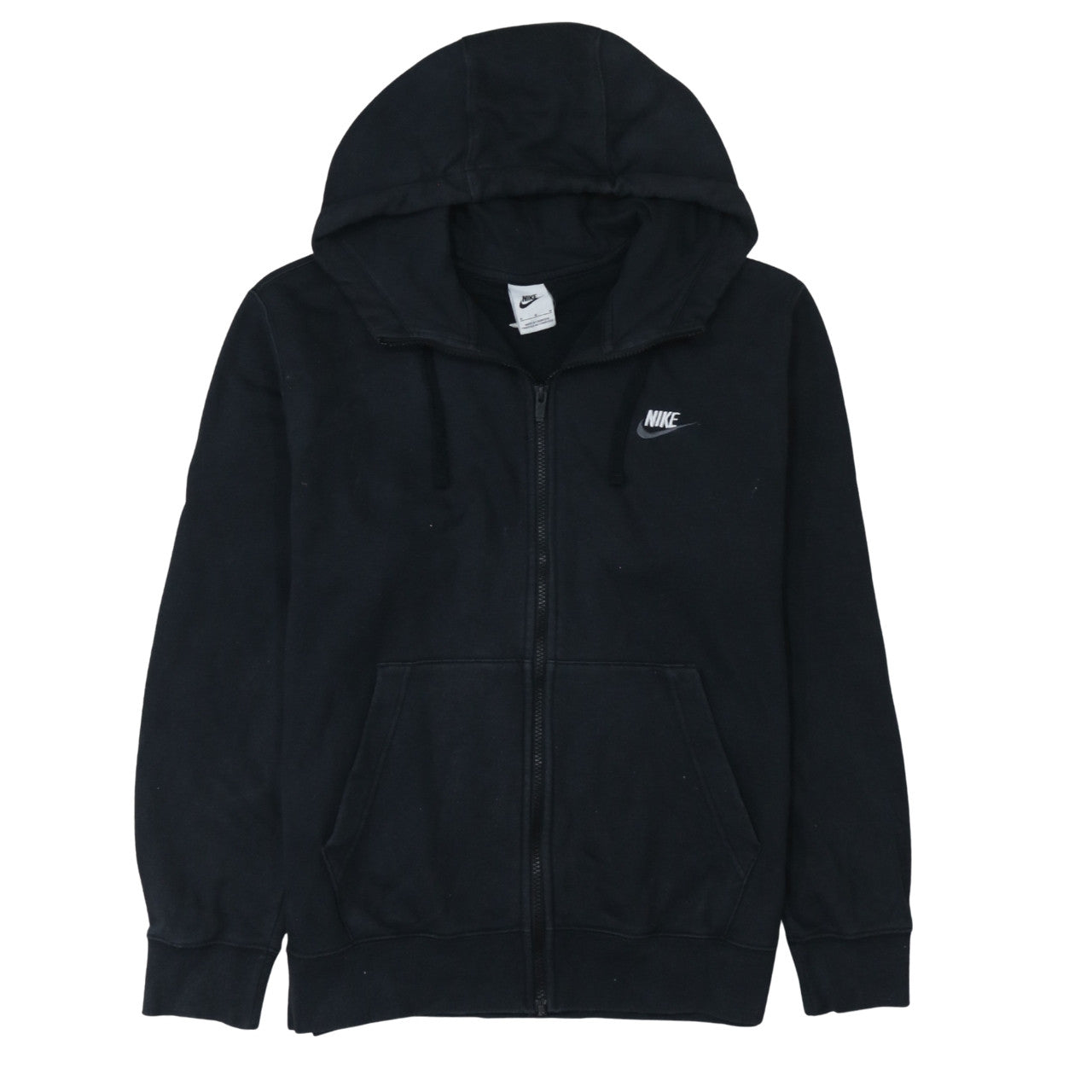 Nike Men's Black Full Zip Hoodie Size M Sports Fleece