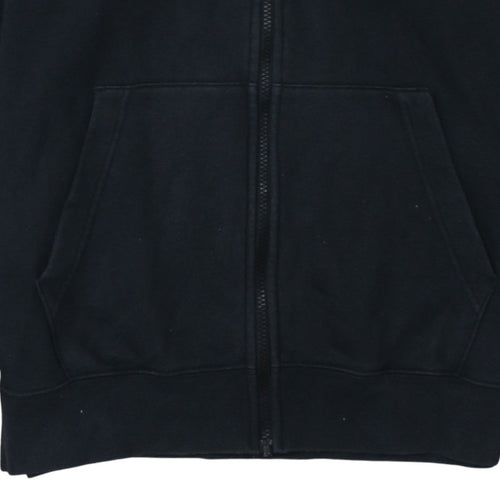 Nike Men's Black Full Zip Hoodie Size M Sports Fleece