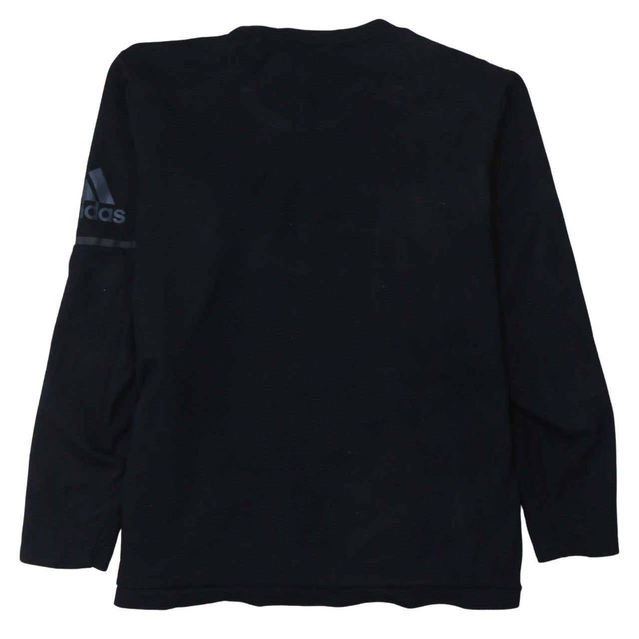 Adidas Men’s Black XL Crew Neck Pullover Sweatshirt with Zipped Pockets