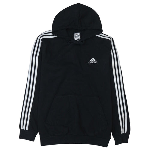 Adidas Men's Black Pullover Hoodie Size M Regular Fit Sportswear