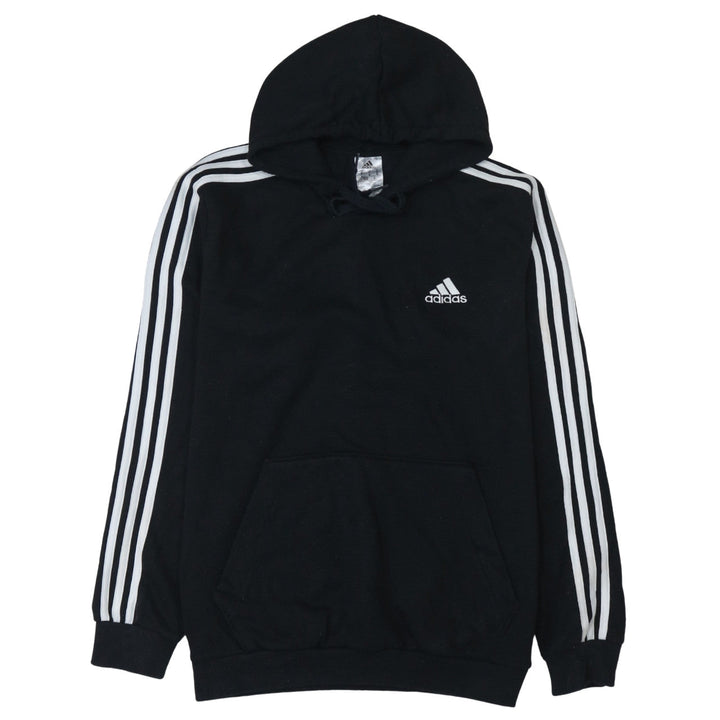 Adidas Men's Black Pullover Hoodie Size M Regular Fit Sportswear