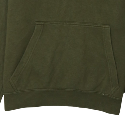 Nike Men Green Pullover Hoodie Small Regular Fit Fleece Sweatshirt