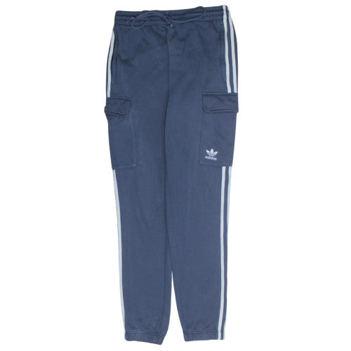 Adidas Men's Blue Cargo Jogger Trousers Size M Regular Fit