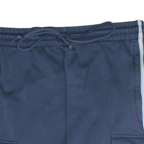 Adidas Men's Blue Cargo Jogger Trousers Size M Regular Fit