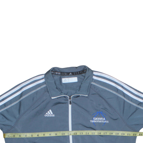 Adidas Men's Grey XL Sierra Timberwolves Track Jacket