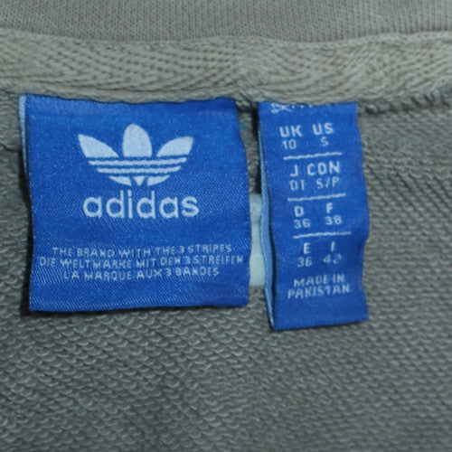 Adidas Womens Beige Pullover Hoodie Small Hooded Sweatshirt