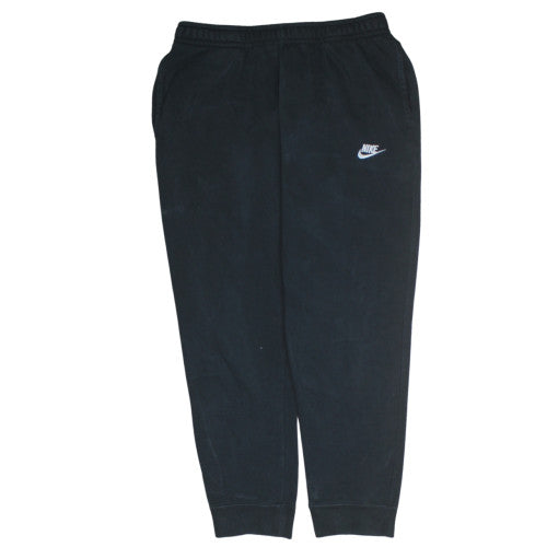 Nike Men's Black Jogger Trousers L Regular Fleece Comfort