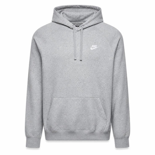 Nike Men's Grey Pullover Hoodie M Regular Fit Fleece Sportswear
