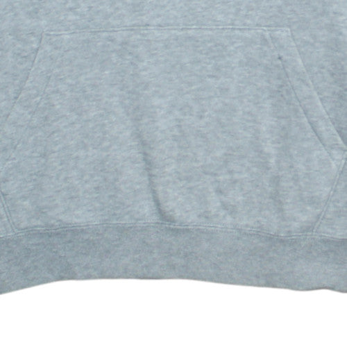 Nike Men's Grey Pullover Hoodie M Regular Fit Fleece Sportswear