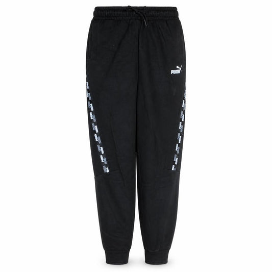 Puma Boys Black Jogger Trousers 13-14 Years Elastic Waist Sportswear