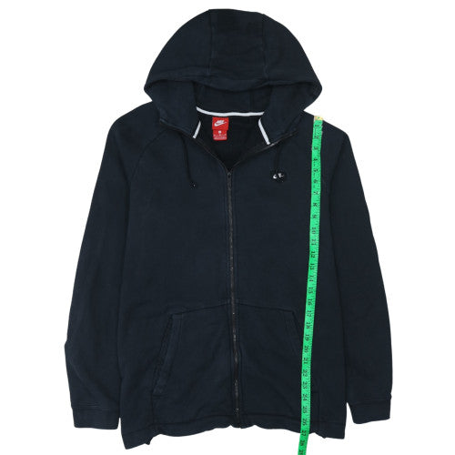 Nike Men's Black Full Zip Hoodie XL Regular Fit Sportswear
