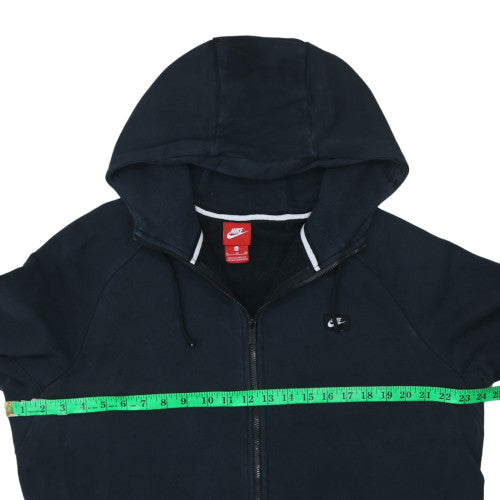 Nike Men's Black Full Zip Hoodie XL Regular Fit Sportswear