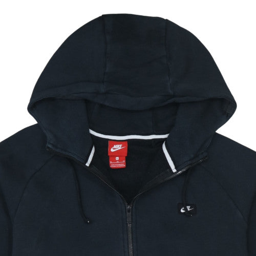 Nike Men's Black Full Zip Hoodie XL Regular Fit Sportswear