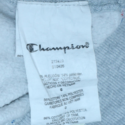 Champion Men's Grey Logo Reverse Weave Sweatshirt Size L Pullover