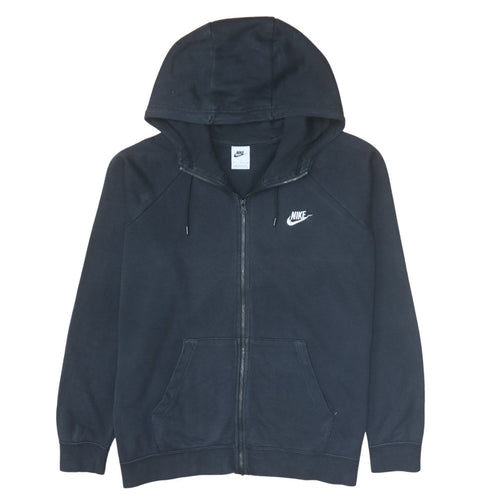 Nike Men's Black XL Full Zip Hoodie Fleece Sweatshirt